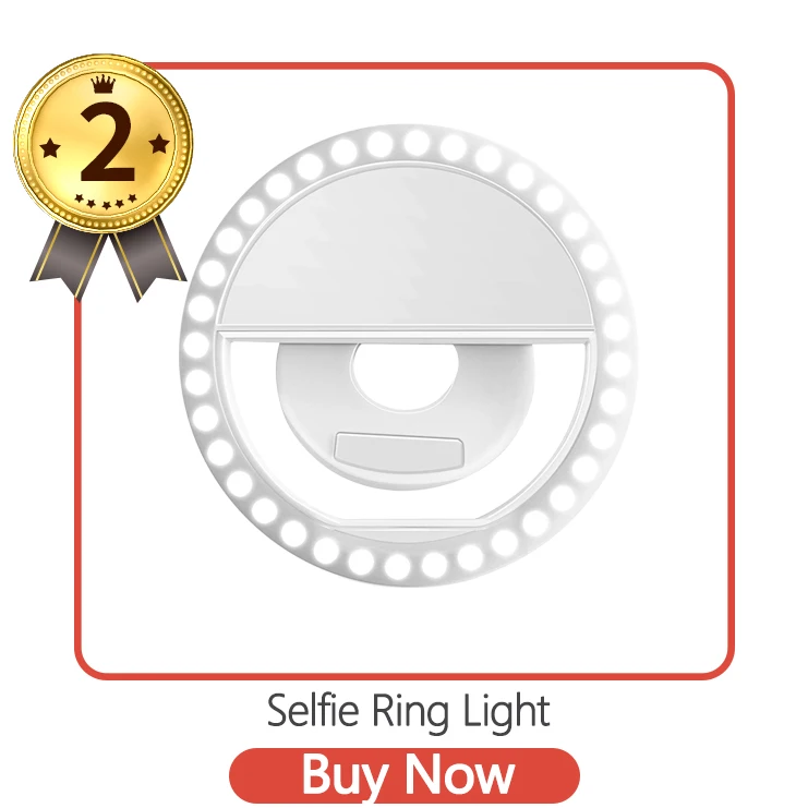 Mini Customized Color LED Rechargeable Ring Light for Mobile Phone factory