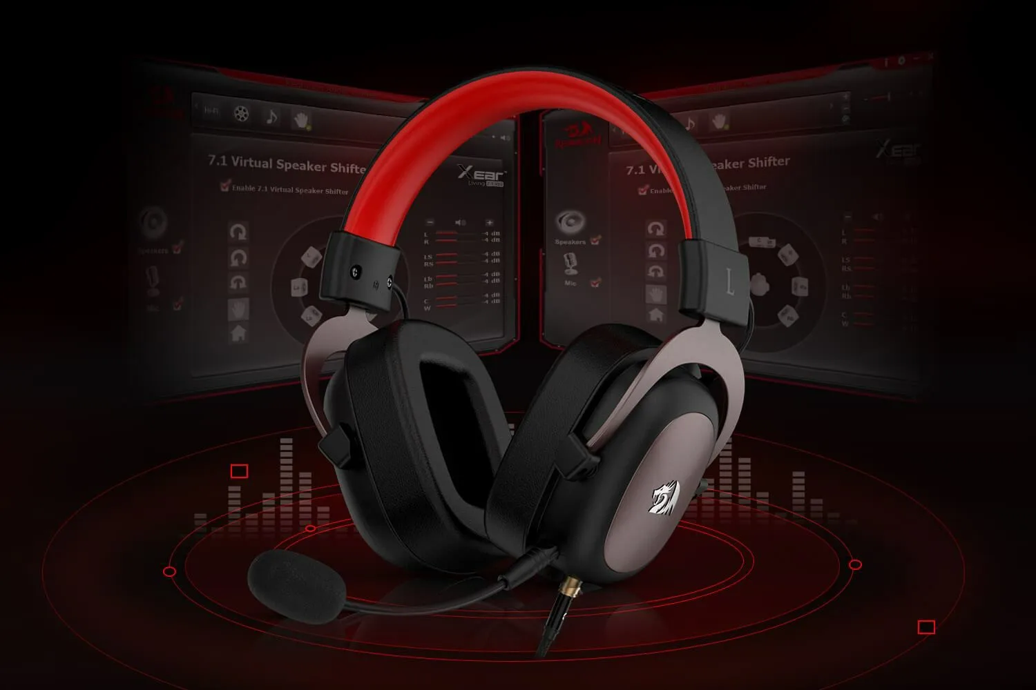 Audífonos Redragon H510 Zeus Con Cable Para Jueg Fr11au Audífonos Redragon H510 Zeus Con Cable Para Jueg Fr11au