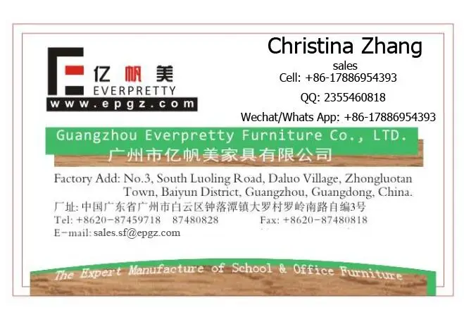 Venta Caliente De Estudio De La Escuela De Madera De Mesa Doble Con El