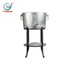 Metal Beverage Tub With Stand Drink Cooler For Party,Beer ice bucket With Stand