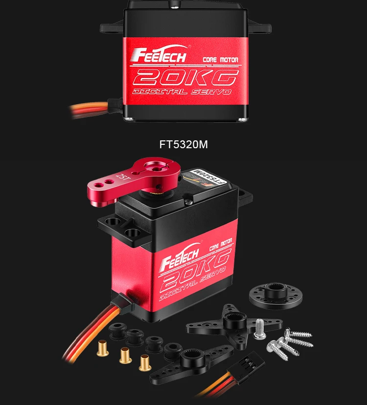 Waterproof Servo Rc Car Steering Gear Servo Baja With 25t Servo Horn Arm For 18 110 Rc Cars