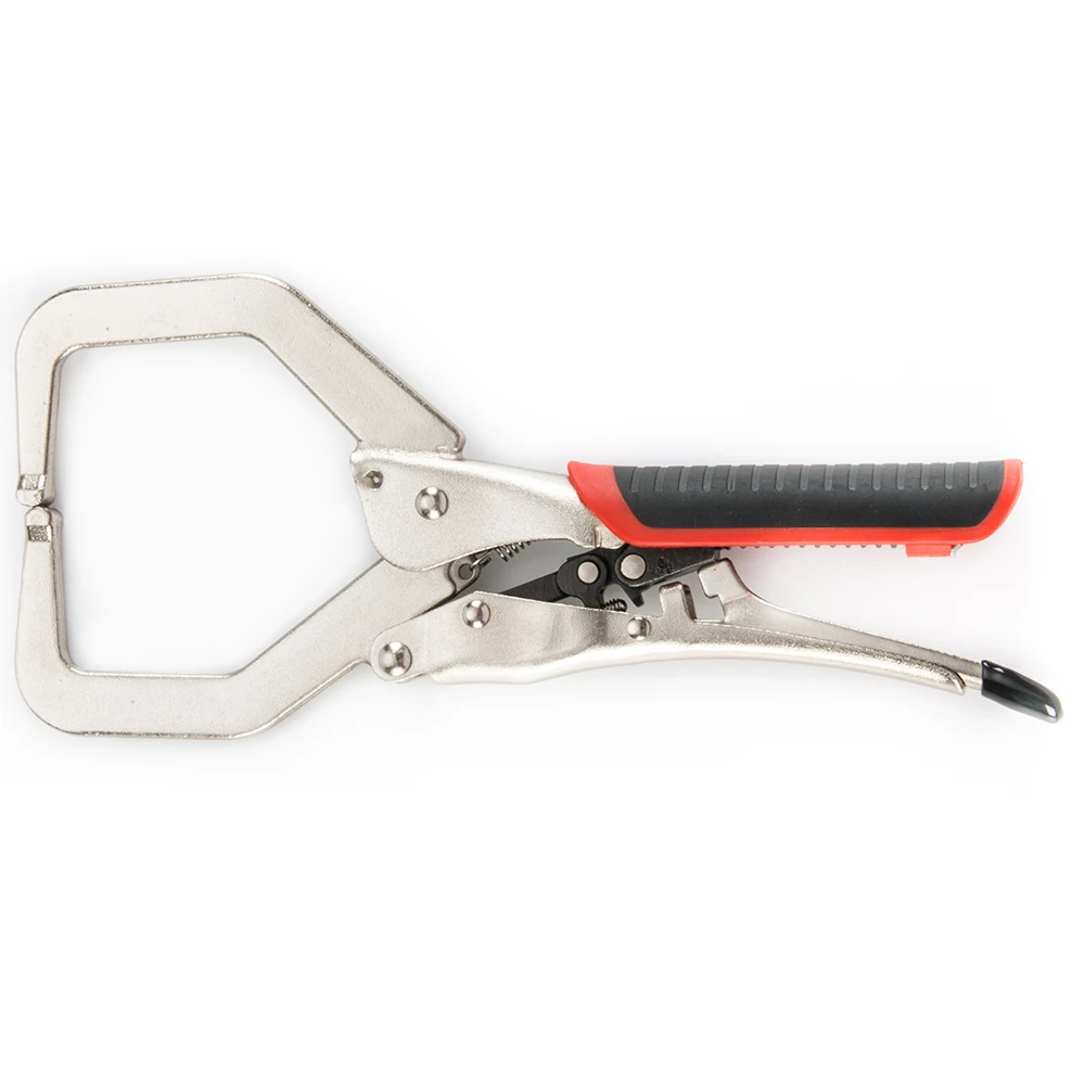 Metal Carpenter Vise Grip Locking Clip Plier C Type Woodworking Welding