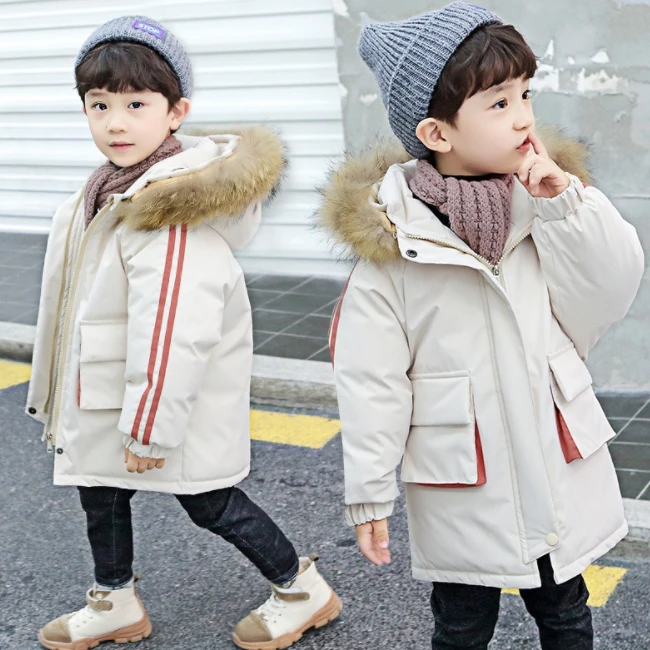 
SE7075 Korea fashion new arrival children winter coat hooded boy down jacket kids 