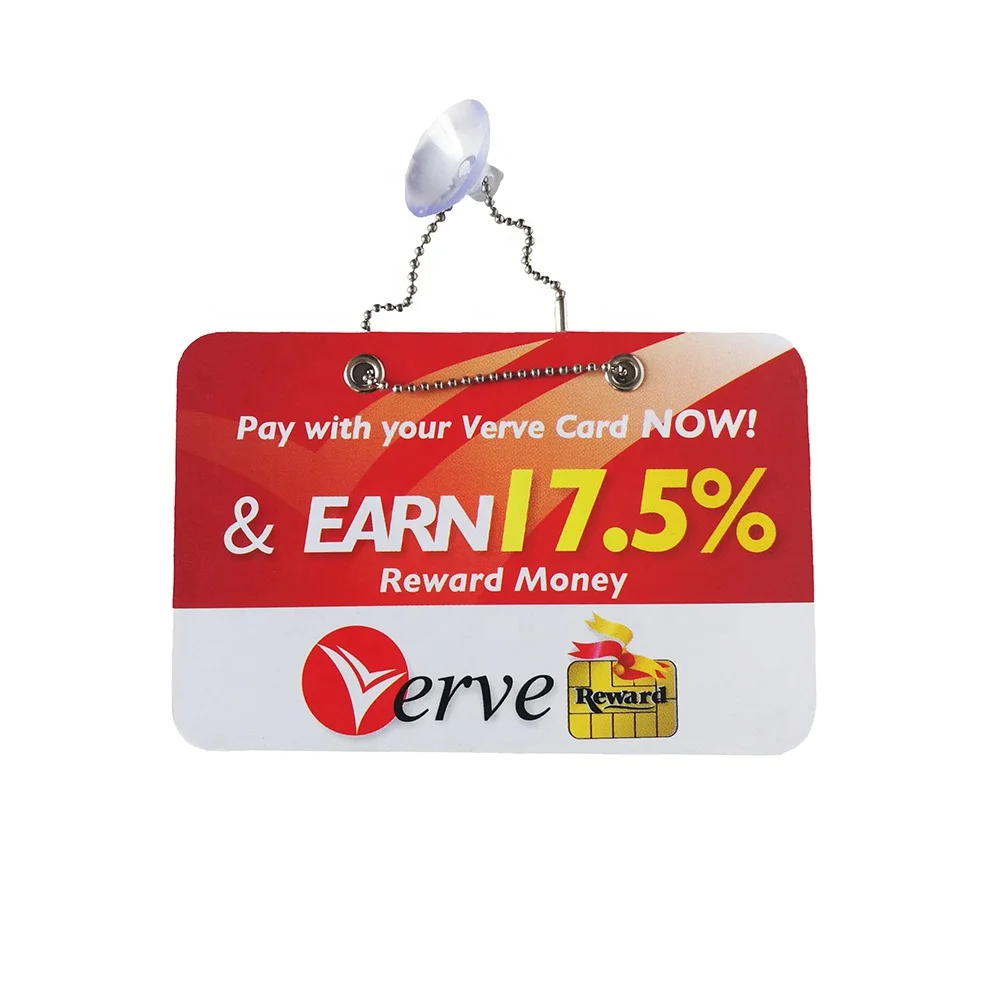 Custom Bank Double Side Printed Abs Plastic Hanging Door Sign