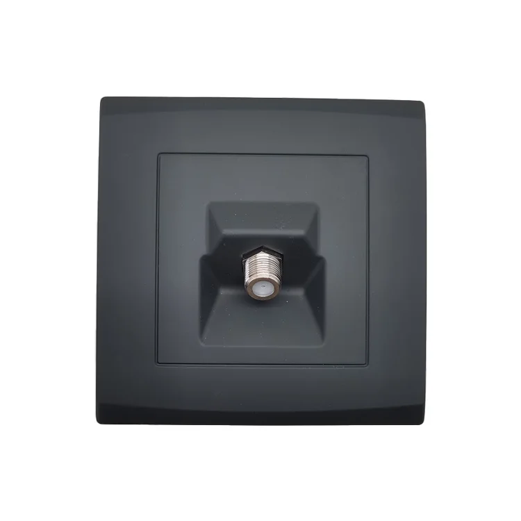 Factory Wholesale British Standard Switch Socket Black Panel 45A 1 Gang Wall Switches Double Pole Switch With Neon Single Plate