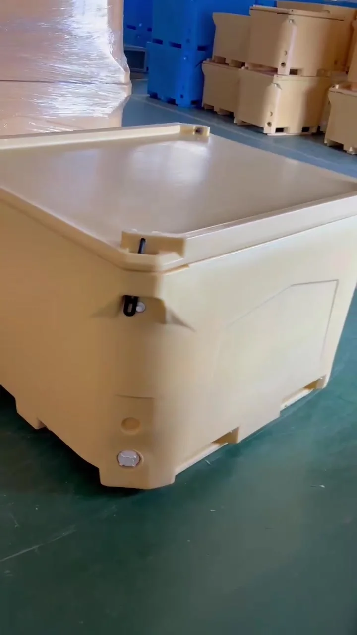 commercial fish box for sale Styrofoam 25LB Capacity Alaska Butcher Equipment & Supply Tote covers are also available 330L Insulated Commercial Fishing Rotomold