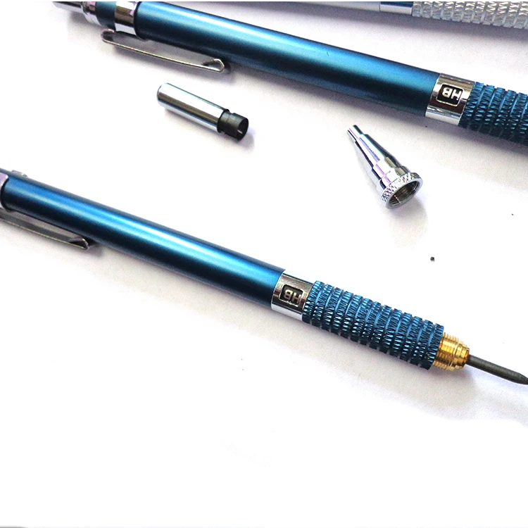Cheap Metal Pencil Aluminum Mechanical Pencil Parts With Customized
