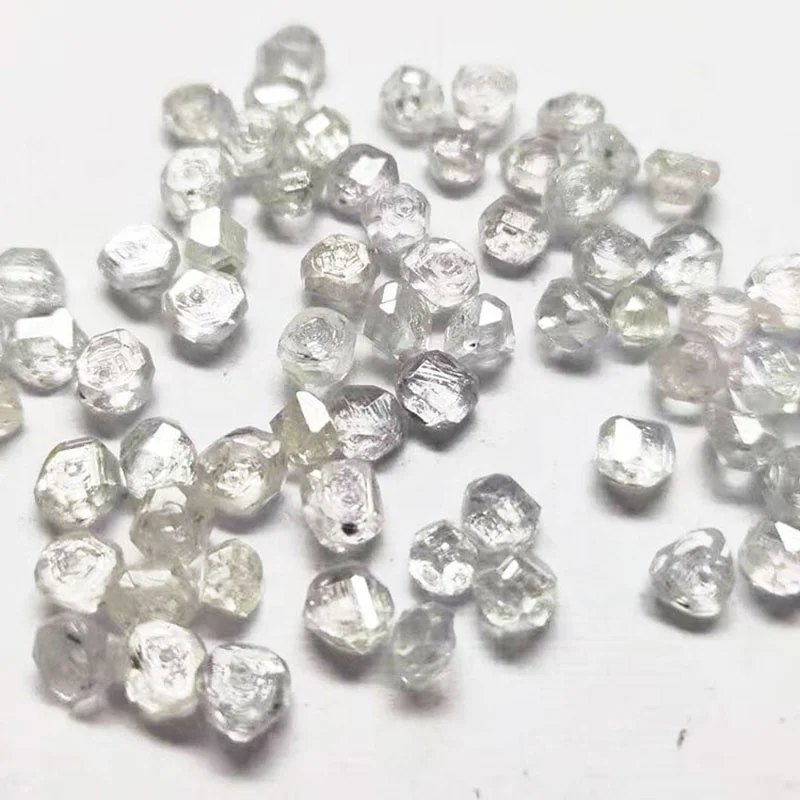 White Loose Natural Rough Diamonds Uncut Hpht Diamond for Sale