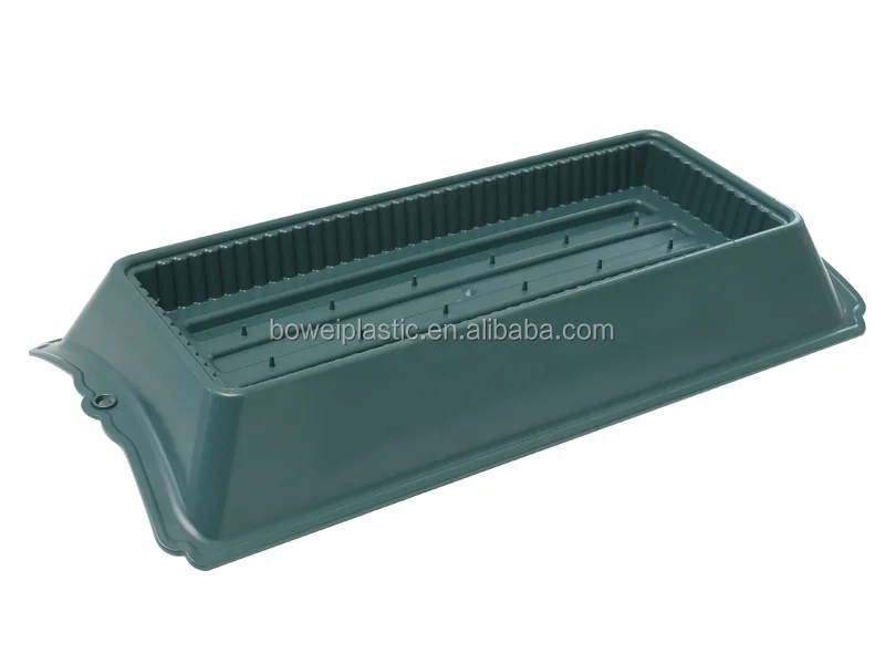 18"deluxe Casket Saddle Plastic Saddle Floral Tray /foam Tray Buy Plastic Saddle Floral Tray