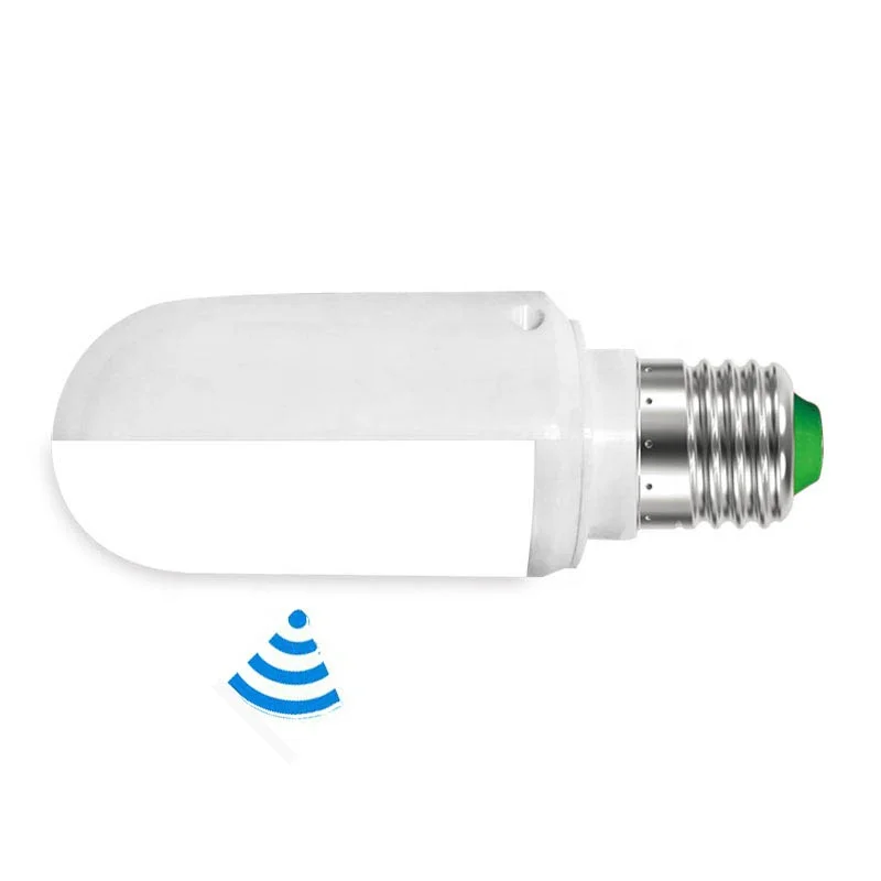 New 5W E27 G24 2-pin Horizontal Microwave Motion Sensor led corn bulb light for retrofit Fluorescent compact lamp