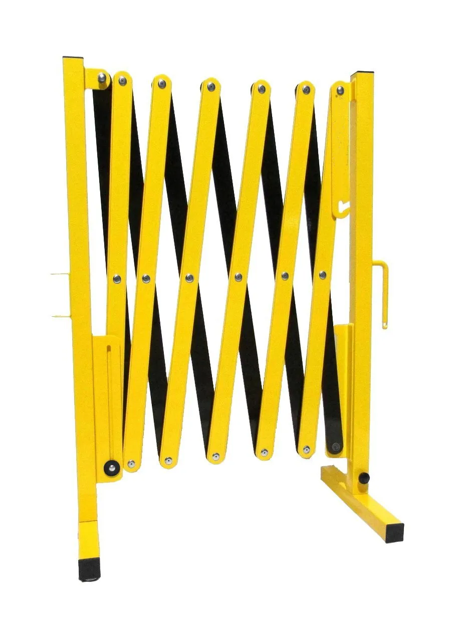 Mobile Road Safety Metal Barricade Aluminium Expandable Expanding ...