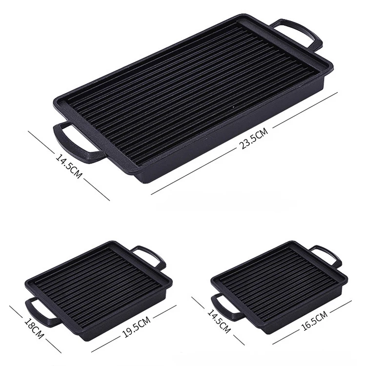 Home Japanese Table Top Mini Hibachi Grill Square Ceramic Charcoal Bbq