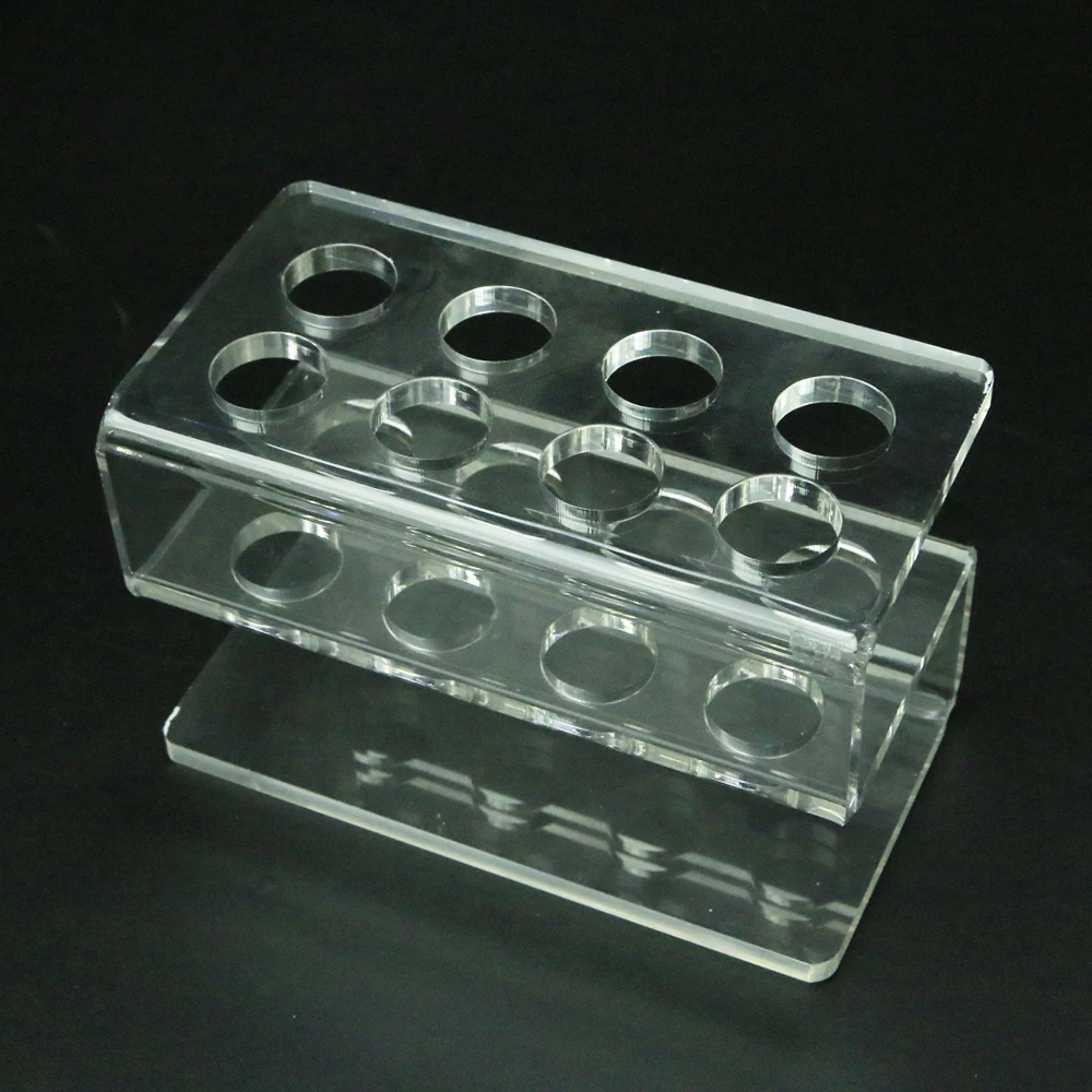 Clear Perspex Lab Microtube Rack Acrylic Test Tube Display Stand