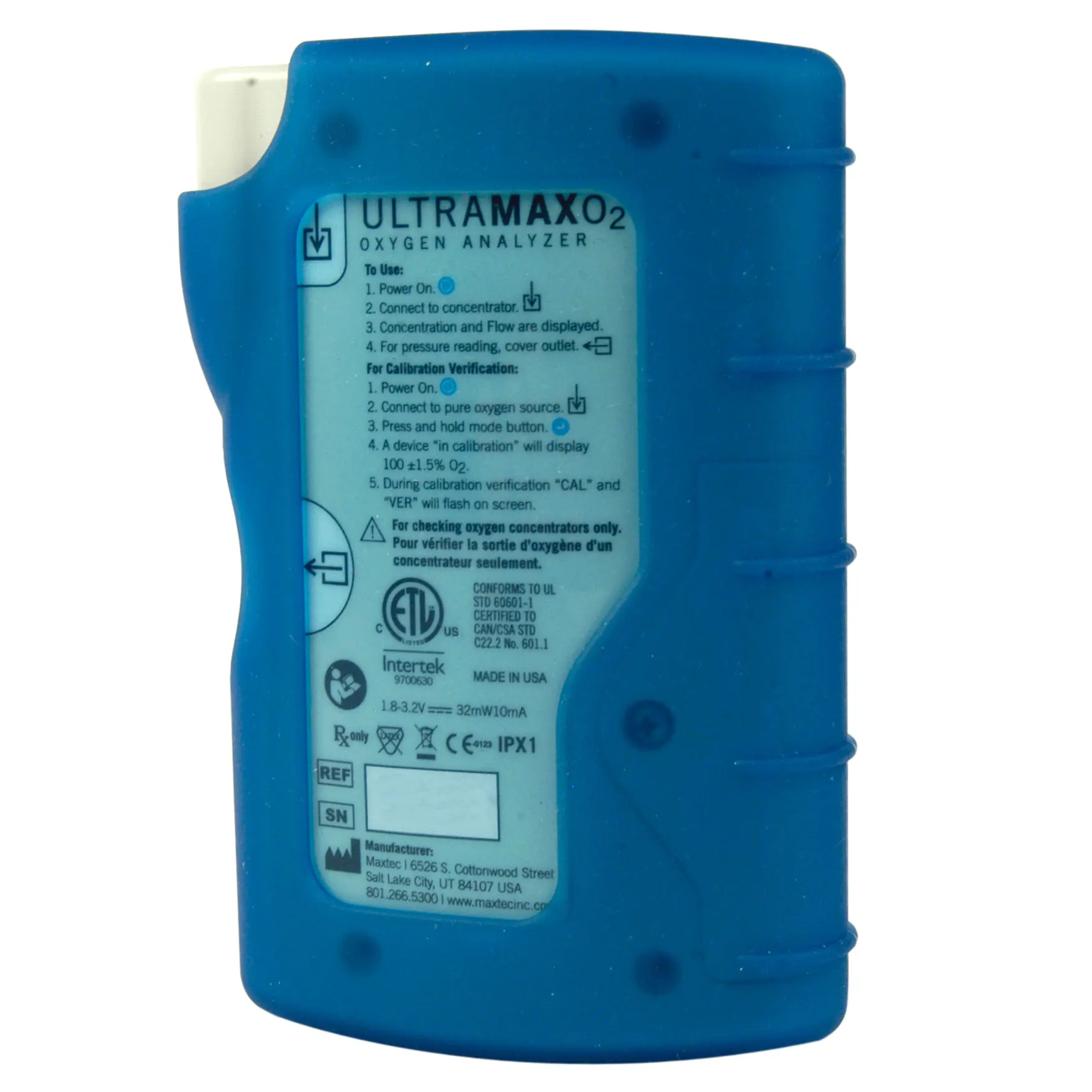 Maxtec UltraMaxO2 Oxygen Analyzer R221P11 - Range 20.9-96% for Oxygen ...