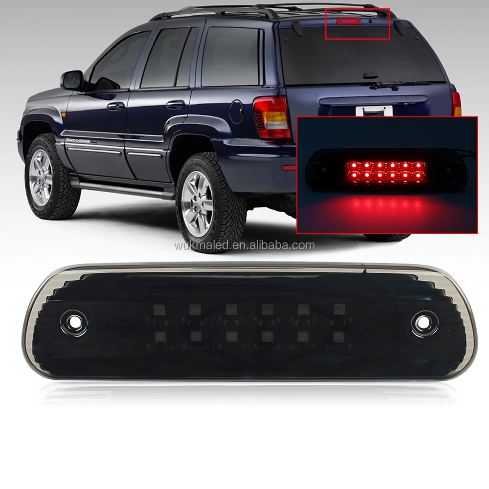 LED Black /Smoked Brake Light Fit For Jeep Grand Cherokee 1999-2004 Cargo Lamp
