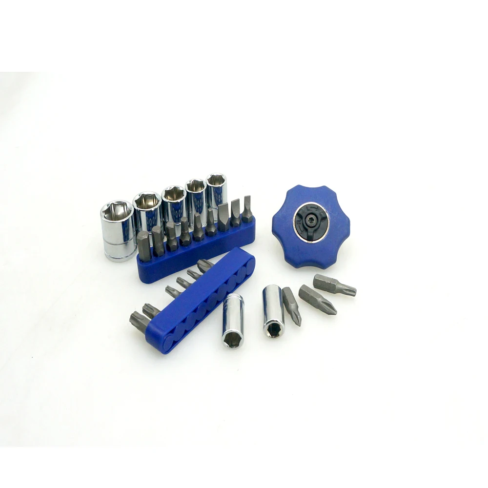 Palm Ratchet Mechanic's Tool Set 26piece 1/4inch Drive Includes