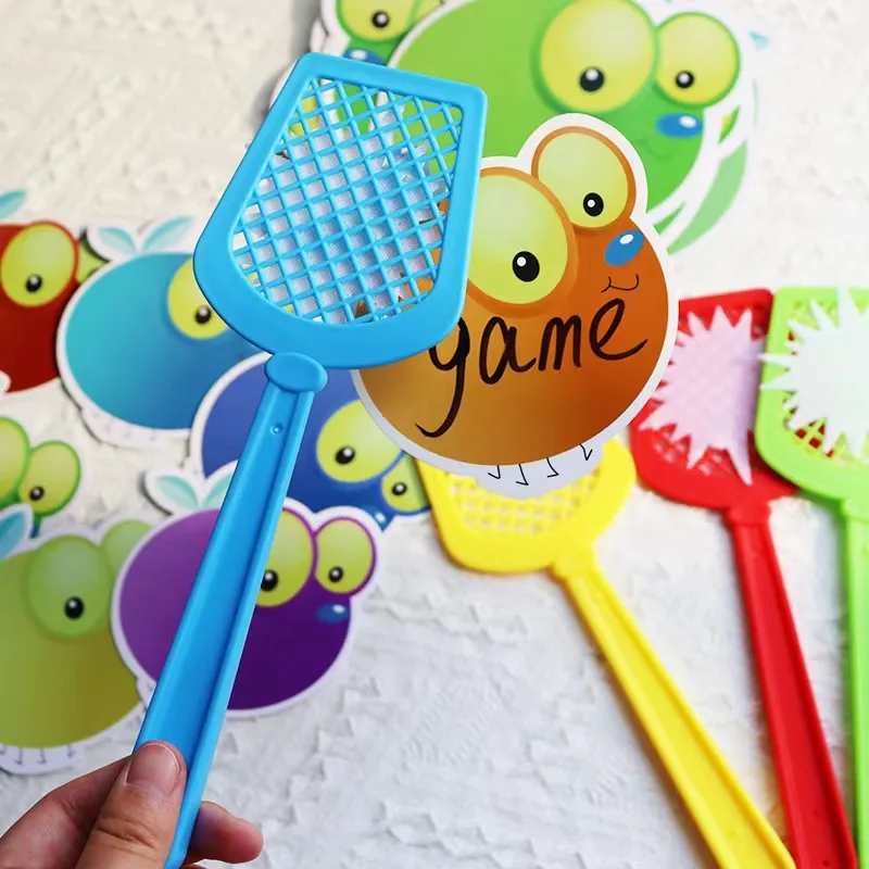 Fly Cards Dry Erasable Diy Swat Educational Learning Game For Kindergarten Montessori Toy