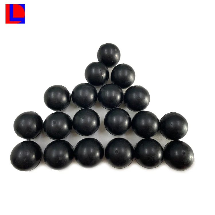 solid rubber balls