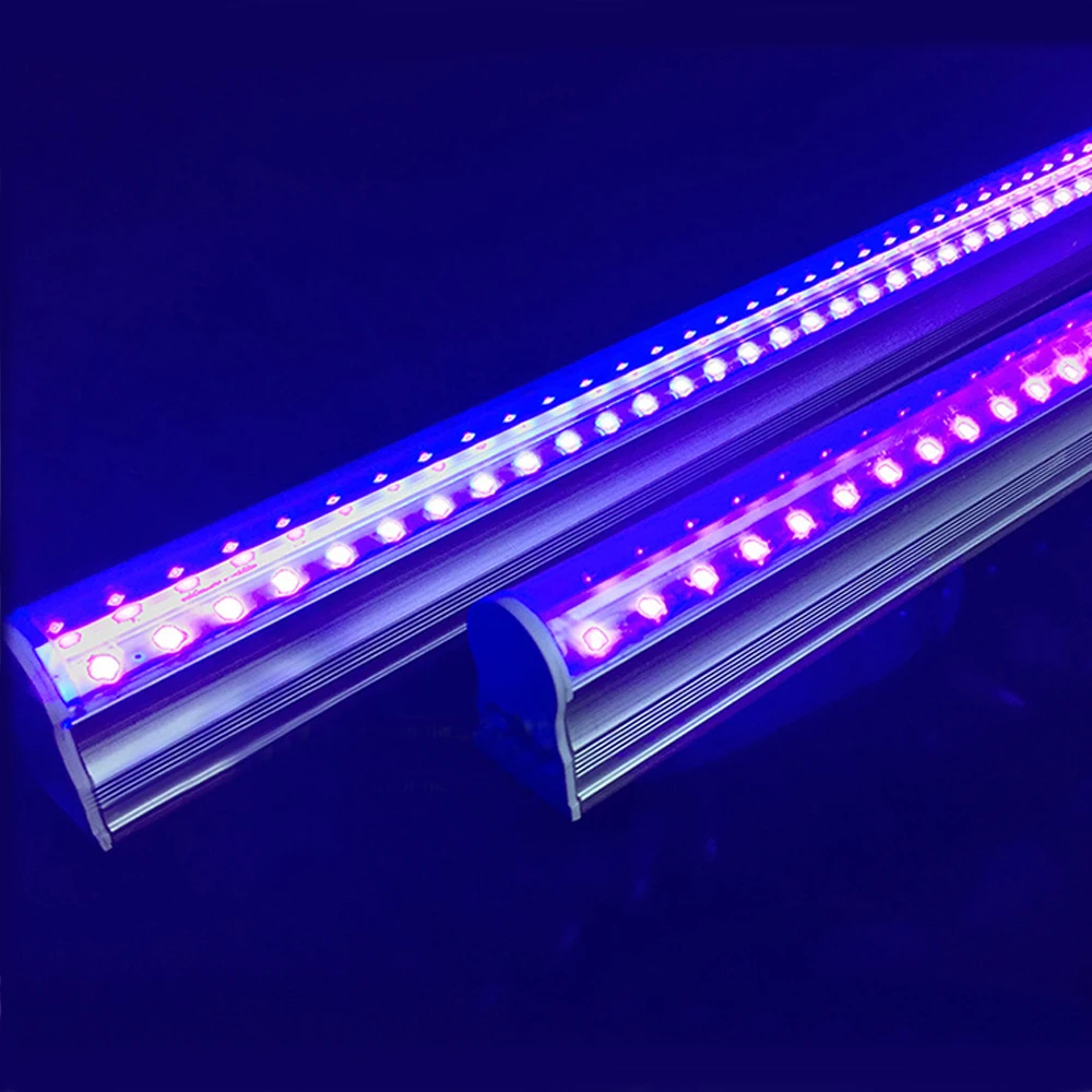 Hot Sale UVA Lamp 2ft 10W 395nm 365nm T5 UV Lamp LED T5 Decorating Integrated LED Light Tube UVA for Theme Park