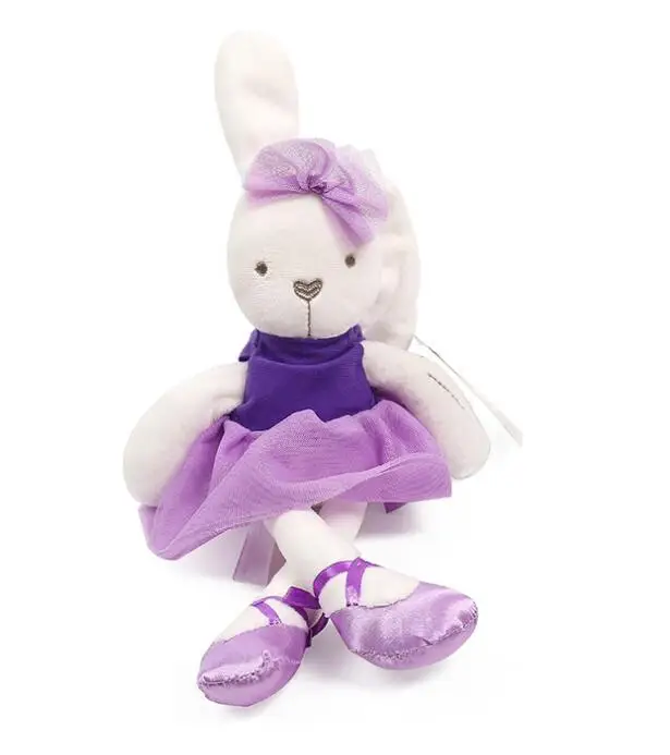 Baby Soft Brinquedos Plush Rabbit Bunny & Bear Sleeping Mate Stuffed easter bunnies