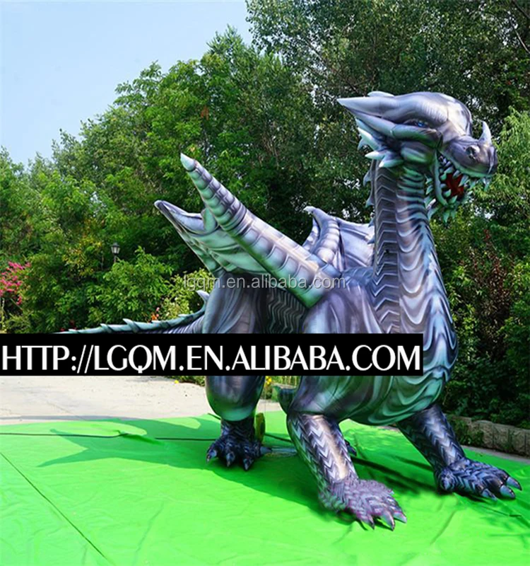 inflatable lawn dragon