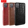SIKAI Dropshipping Hand Made 100% Genuine Crocodile Leather Elegant Premium Mobile Phone Case Cover for iphone 11 pro max 2019