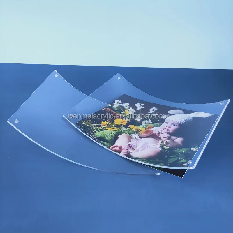 Wholesale Acrylic Curved Picture Frame For Decoration Buy