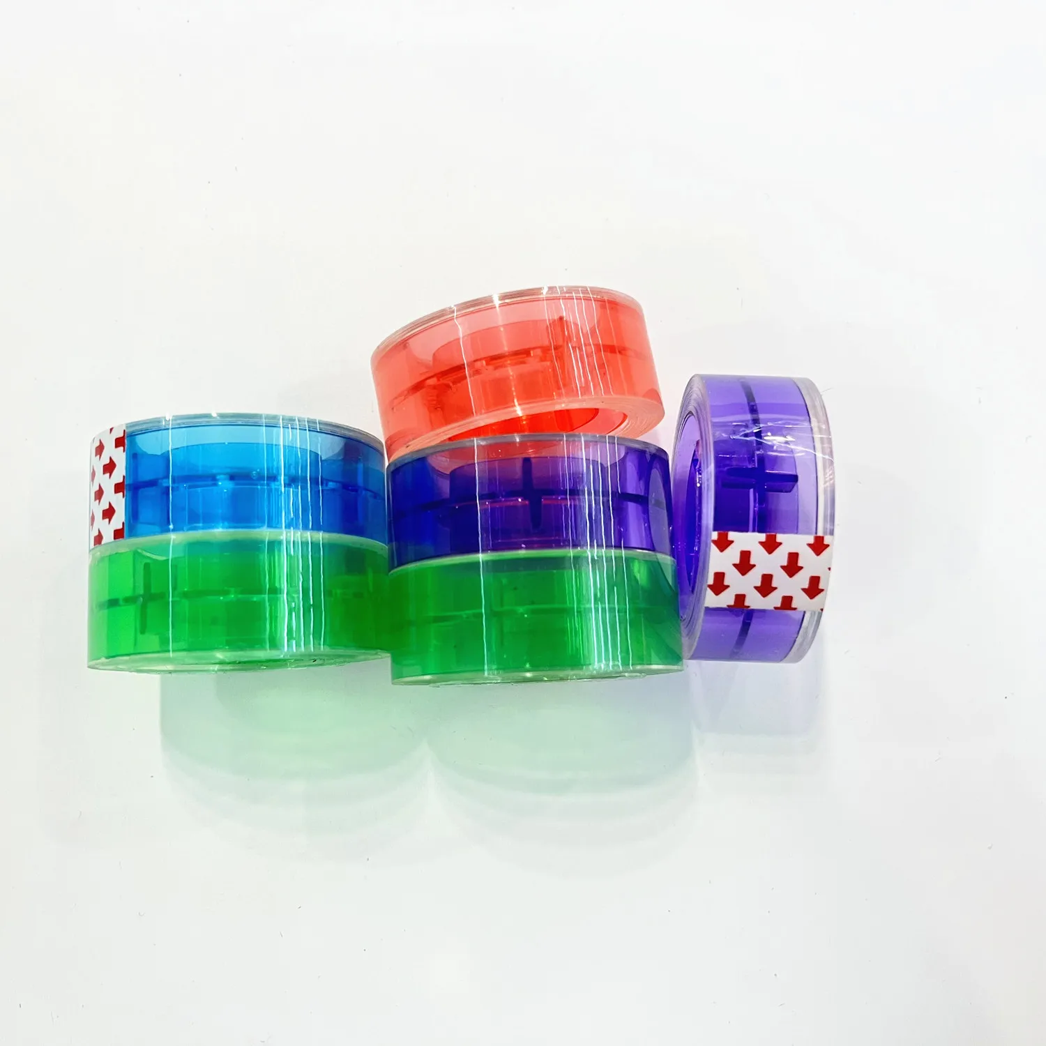 Waterproof Bopp Adhesive Stationery Tape With Colored Plastic Daily