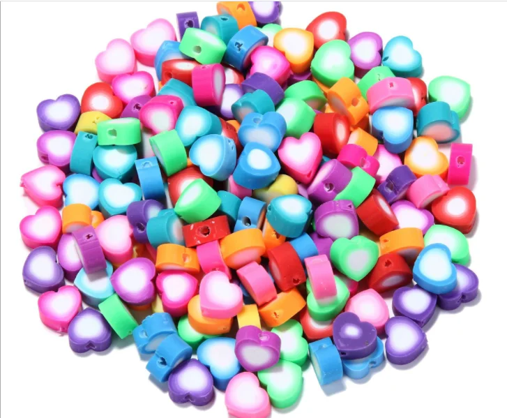DIY polymer clay fruit flower heart loose beads for jewelry making  flag cake eyes polymer clay beads jewelry accessories.png