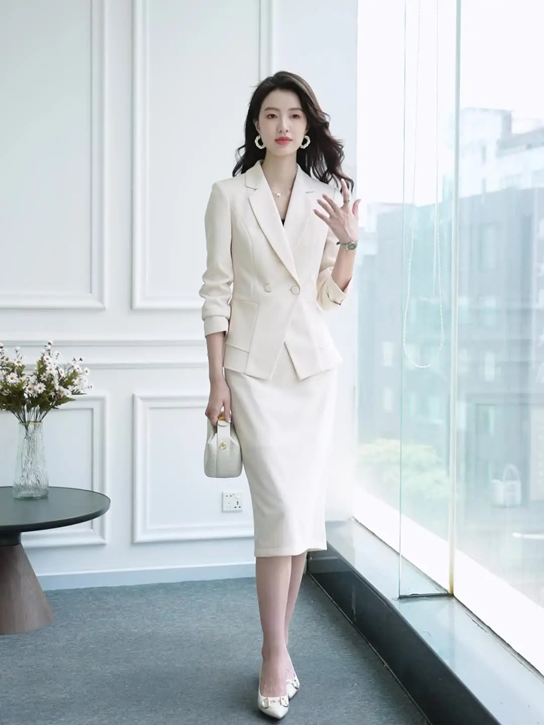 ladies uniform dress design Pinnacle Textile Industries Princess Uniform Dress, White Size 46