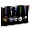 acrylic award wall display case for 5 medal belt storage box showcase for military sports events