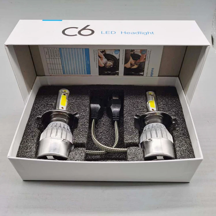 Auto Led Light C6 H11 H4 H7 Headlight 36w C6 Led Headlight Car Led