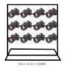 GIWOX synchronization of 16 pieces 65H model Megavsn wall resolution 2250X2250P Holographic wall