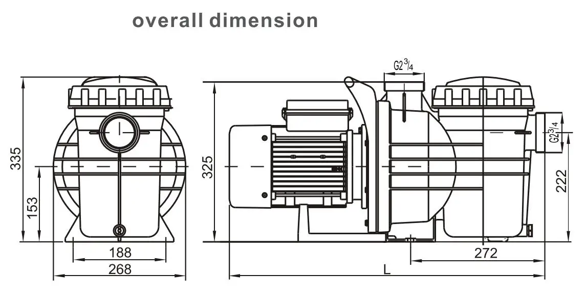 Pikes New Series Pb200 Pool Pump Variable Speed Water Pump For Swimming