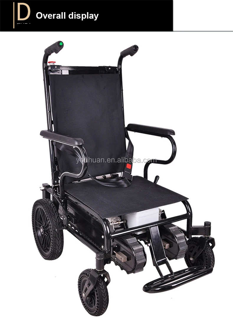 Stair Climbing Electric Rubber Track Climber Wheelchair Price In