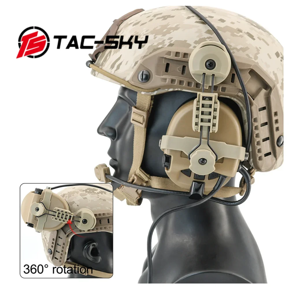 Ts Tac-sky New Arc Helmet Track Adapter Tactical Headset Accessory Arc ...