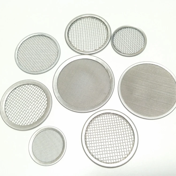 25 50 Micron Stainless Steel Strainer Filter Round Woven Mesh Tube ...