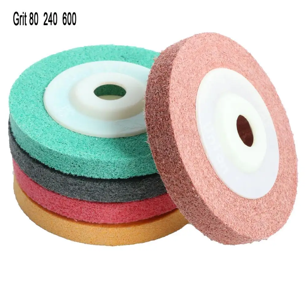 Pex 4 Nylon Fiber Polishing Wheel Non Woven Abrasive Disc 10016 Grinding Polishing Wheel For 3068