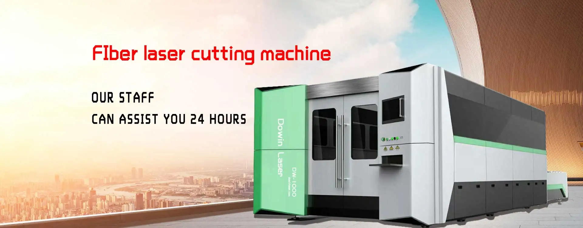 metal fiber laser cutting machine
