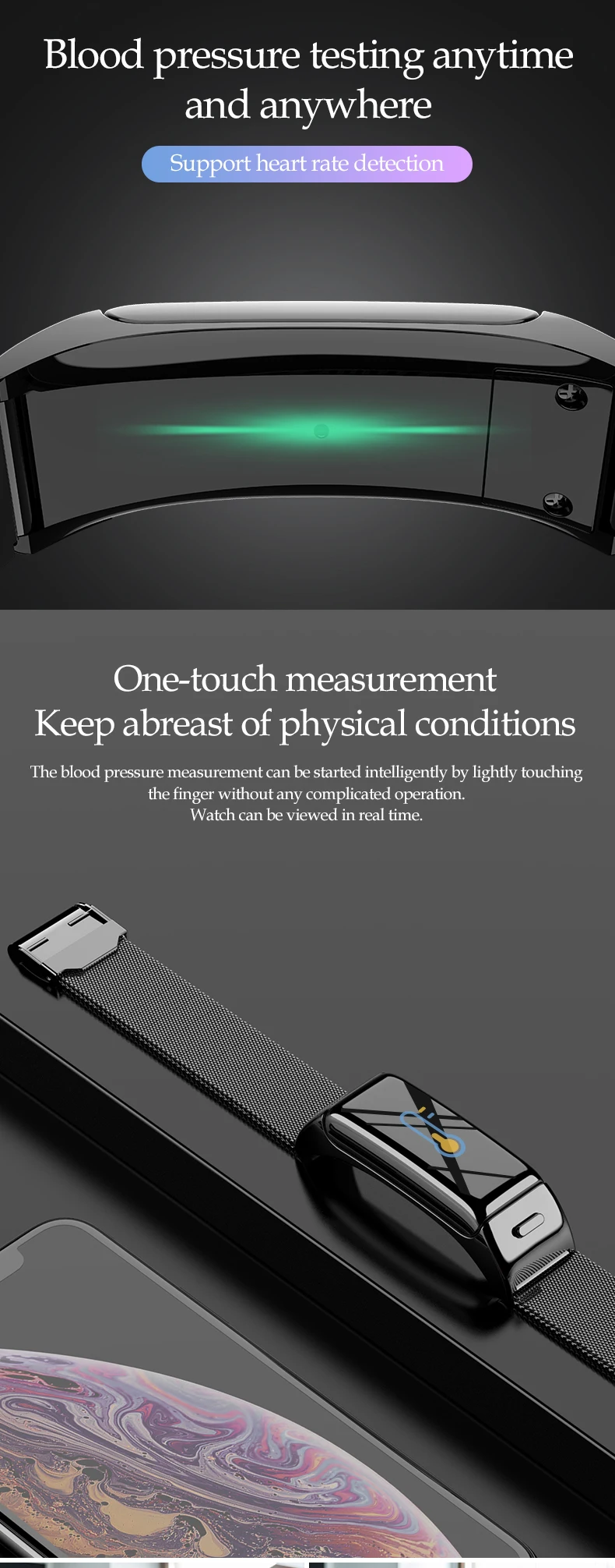B6 Bluetooth Smart Bracelet