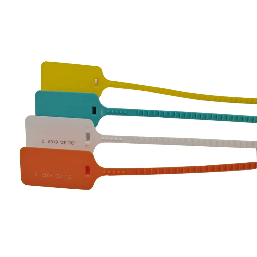 Custom 300mm Strong Strength White Zipties Heat Resistant Double Head