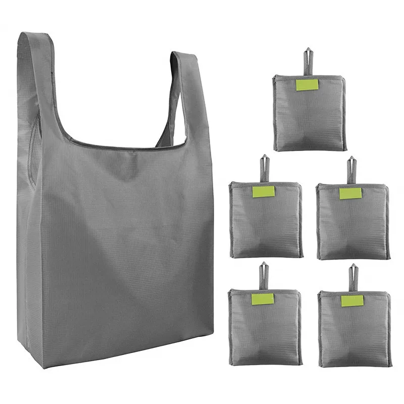 Wholesale Eco Friendly Rpet Foldable Polyester Tote Shopping Bag Custom