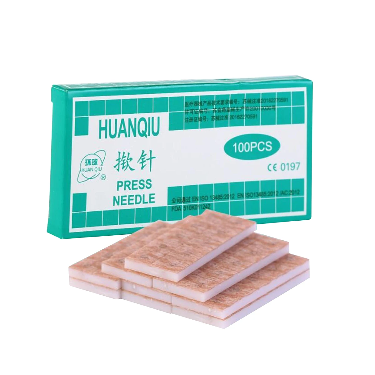 批发100片一次性无菌按压针灸针