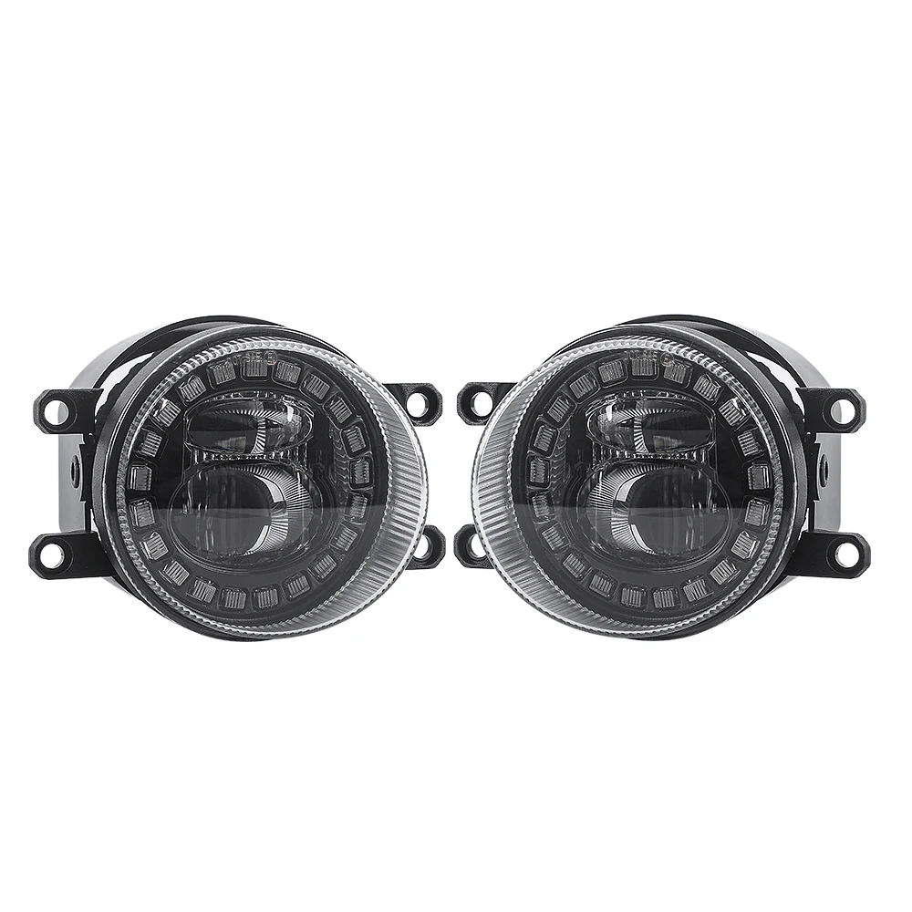 2020 High Quality Osram LED Round Fog Driving Lights For Toyota Universal Fog Lamps Assembly for Toyota LEXUS GS350 Scion