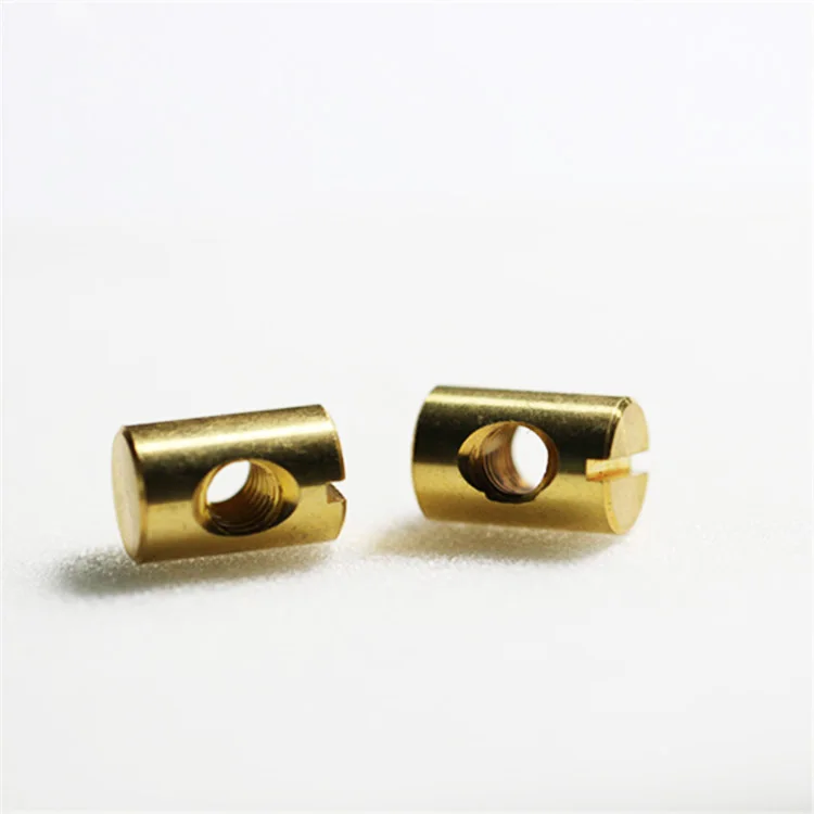 M5 M6 M8 M10 M12 High Precision Brass Barrel Nuts With Hole - Buy Brass ...