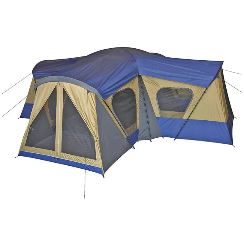 14 Person 4 Rooms Extra Large Cabin Family Camping Tent With 4 ...