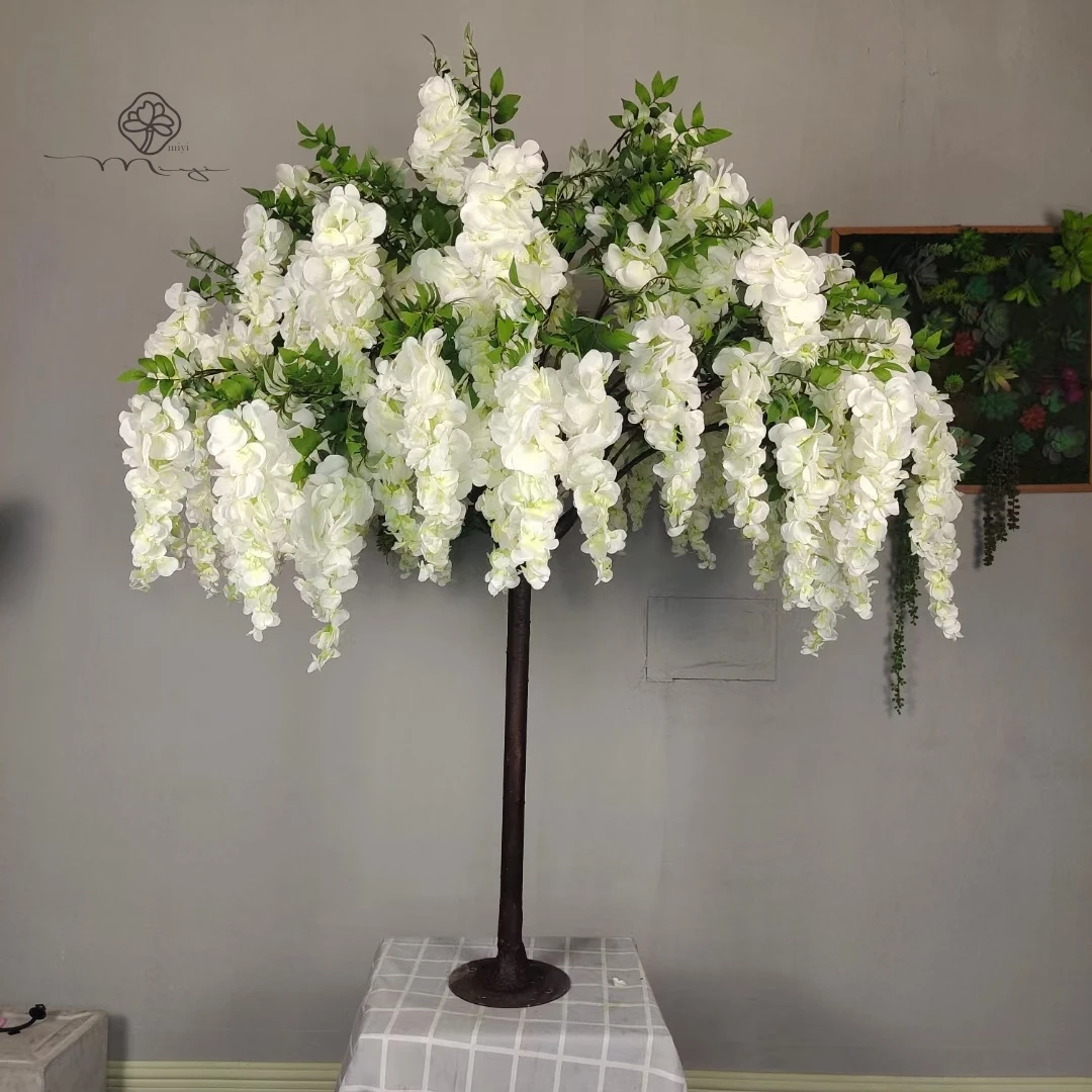 Miyi Blossom Tree Indoor Cherry Blossom Customize Cheap Artificial Tree Outdoor Natural