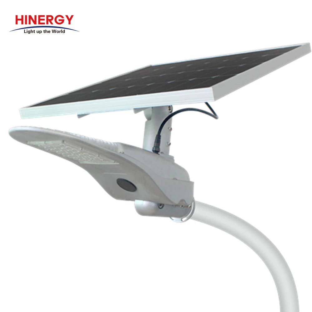 Hinergy IP65 High Efficiency Integrated Automatic Control Solar Led Street Road Light with Motion Sensor