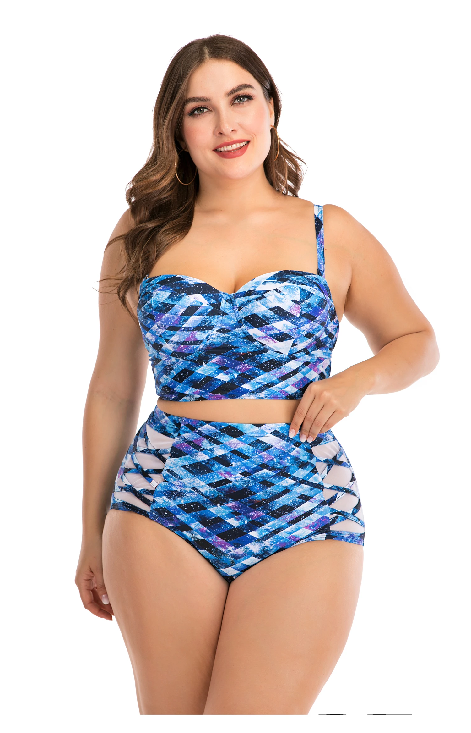 Wholesale Plus Size Custom Print Girl Beach Wear Swimwear Bikini Buy