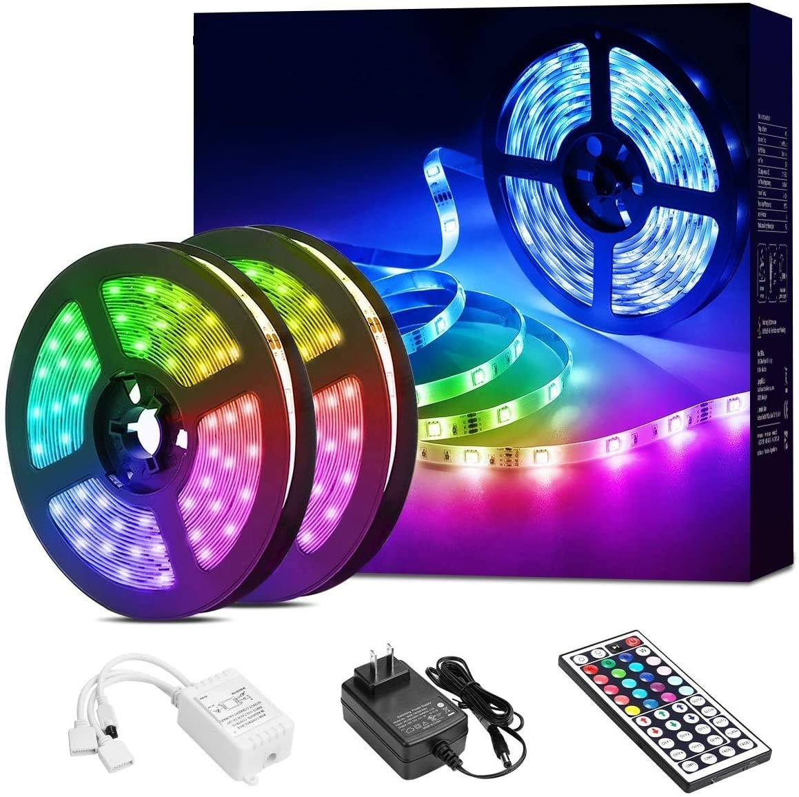 LED Strip Light 32.8Ft 5050 RGB Decoration Light Strip Kits with IR Remote Control Luces LED For Cocina Natal Christmas Decor